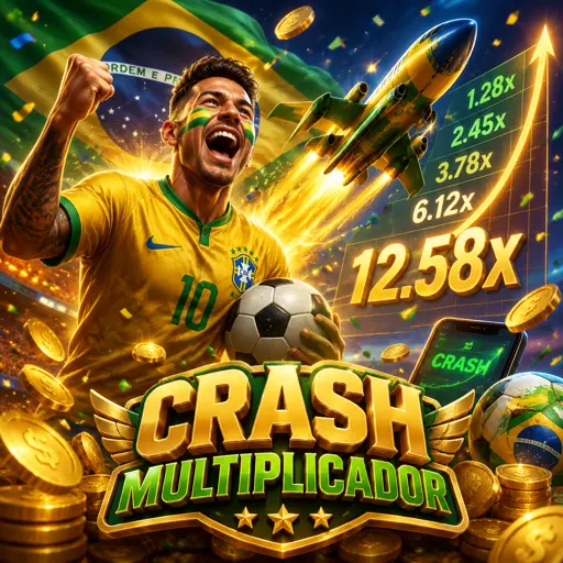 Interface de crash game com gráfico de multiplicador crescendo em tempo real