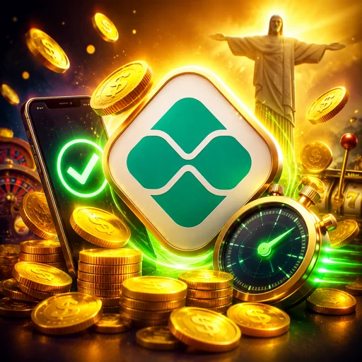 Selo PIX indicando pagamento instantâneo na plataforma J33